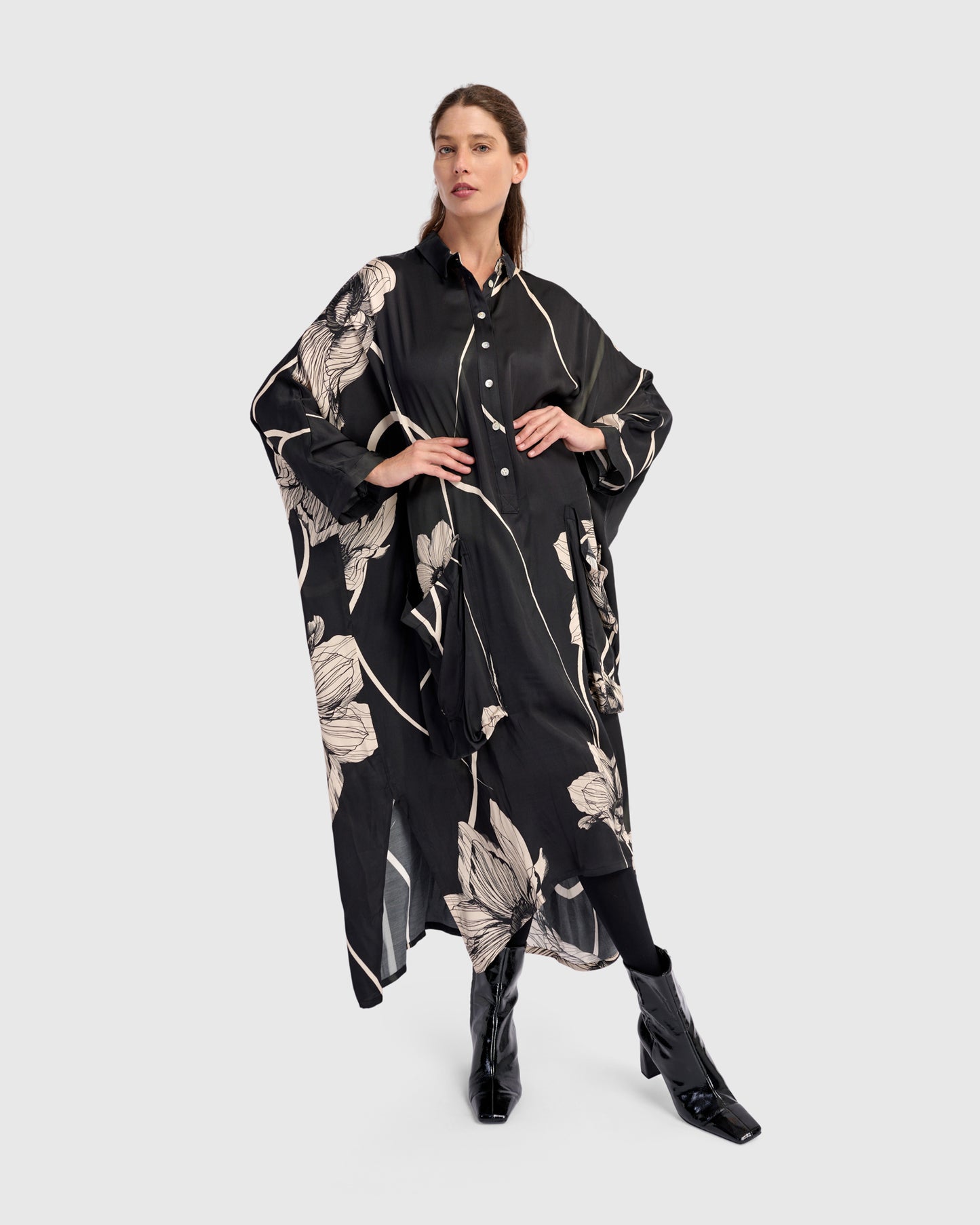 גלבייה חגיגה פרח שמנת