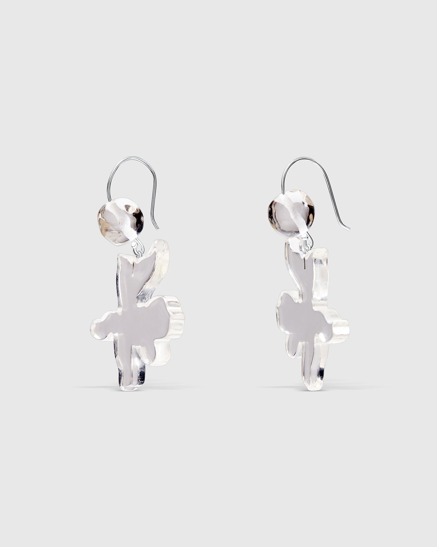 עגיל פלורה קריסטל