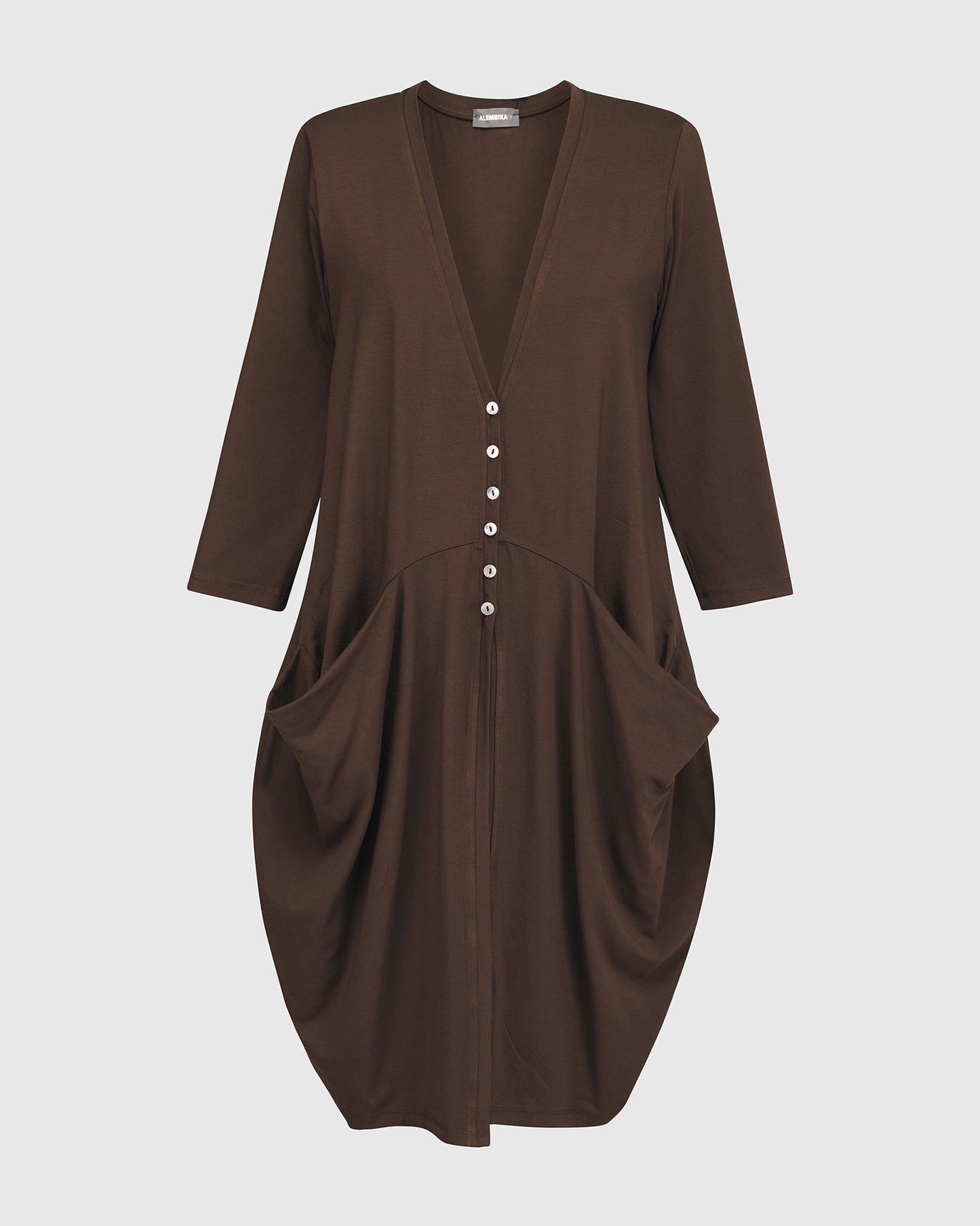 קרדיגן נילי ארוך חום