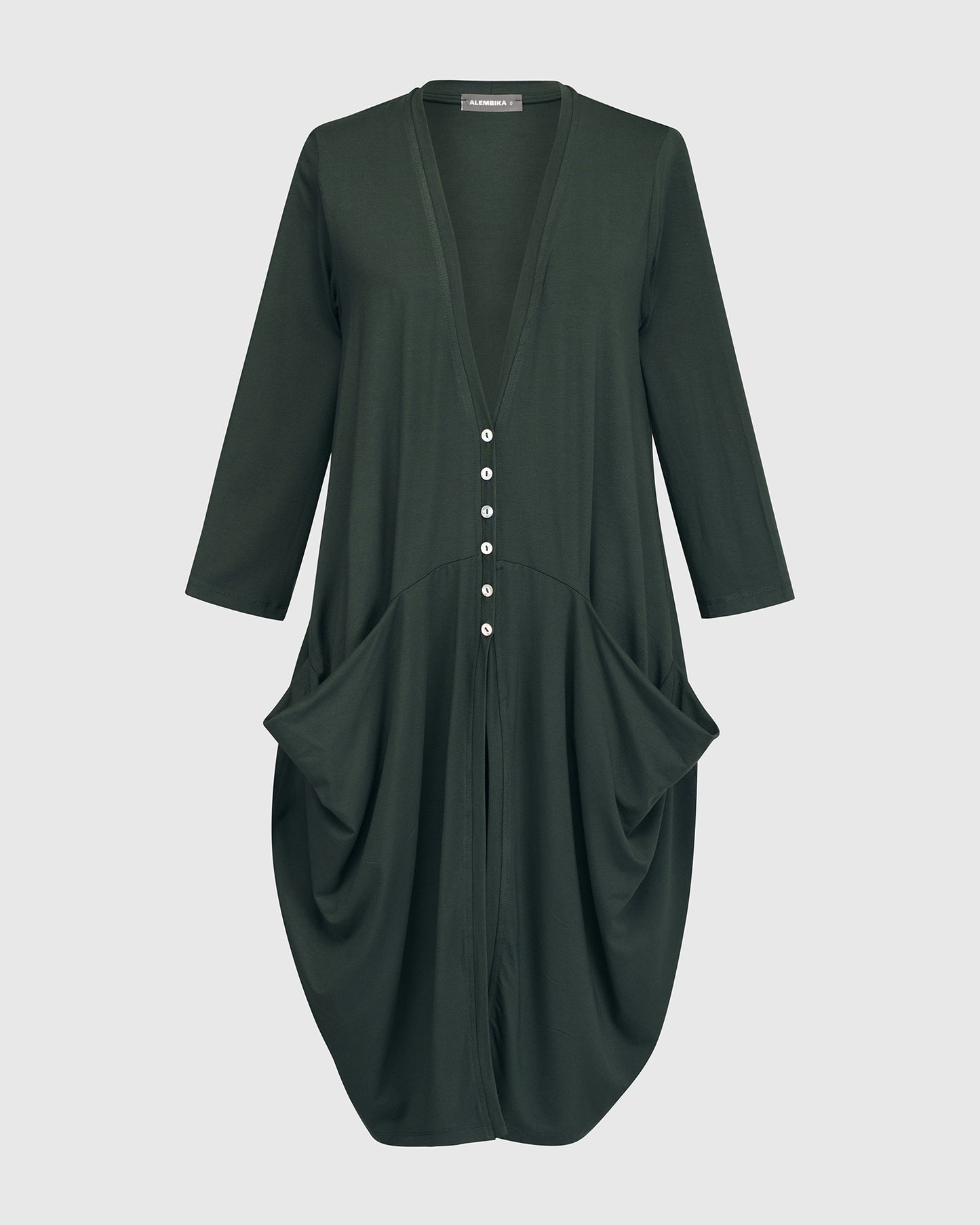 קרדיגן נילי ארוך ירוק