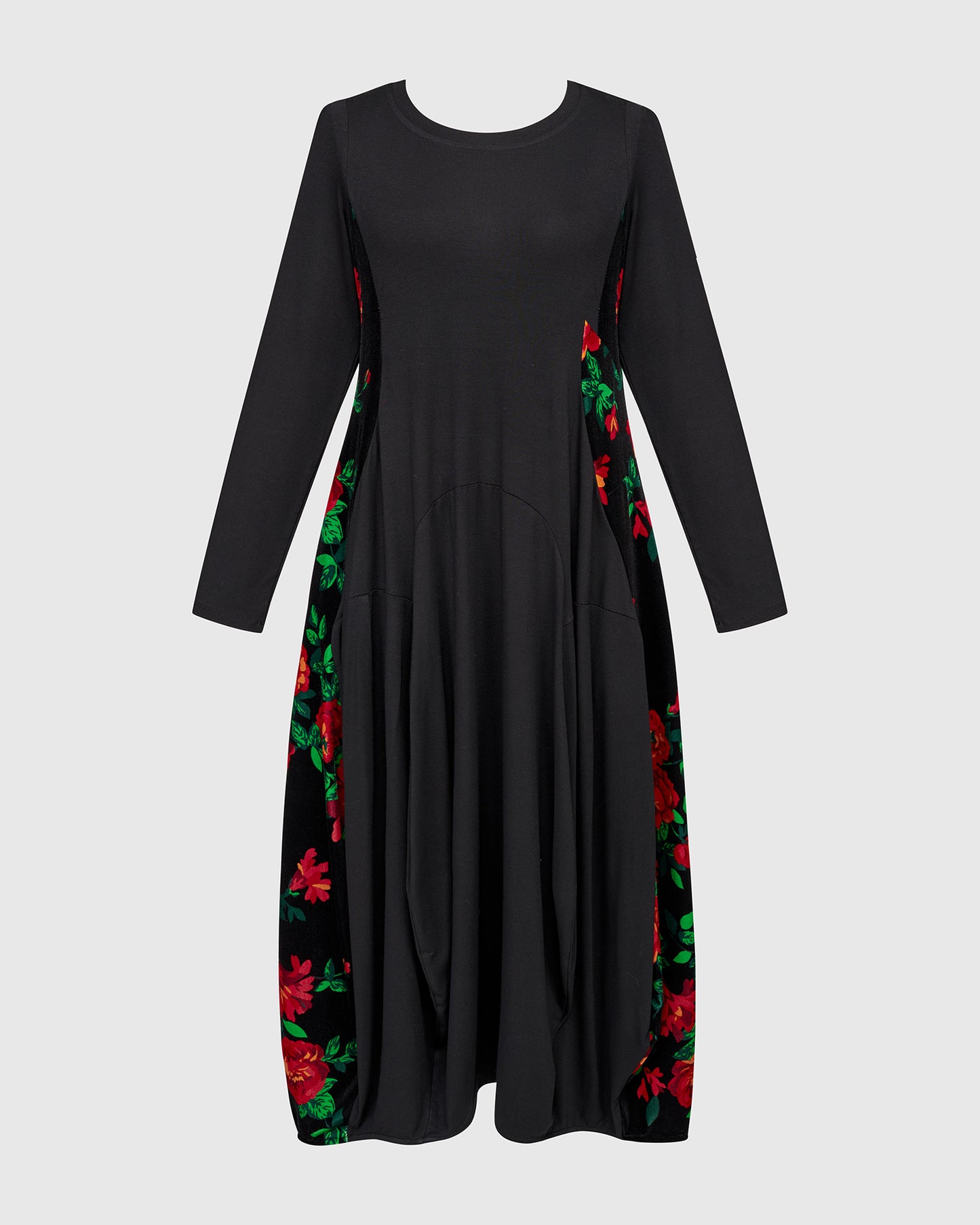 שמלה מלכה פרחים