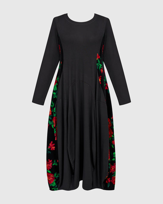 שמלה מלכה פרחים