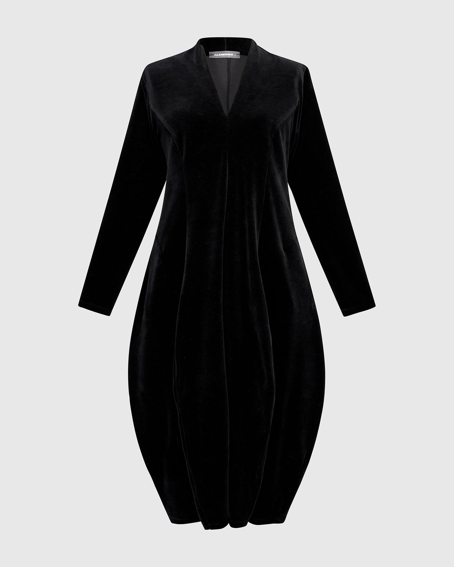 שמלה נסיכה קטיפה שחורה