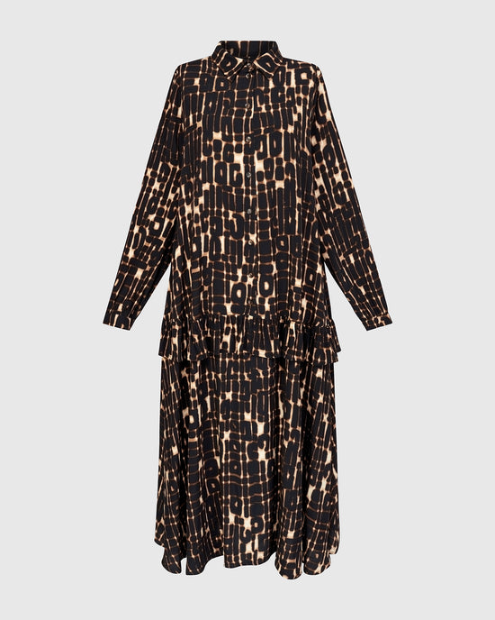 שמלה רטרו מודפסים