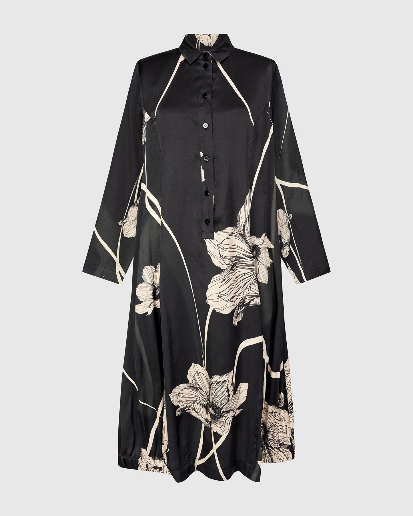 שמלה מחוייטת פרחונית