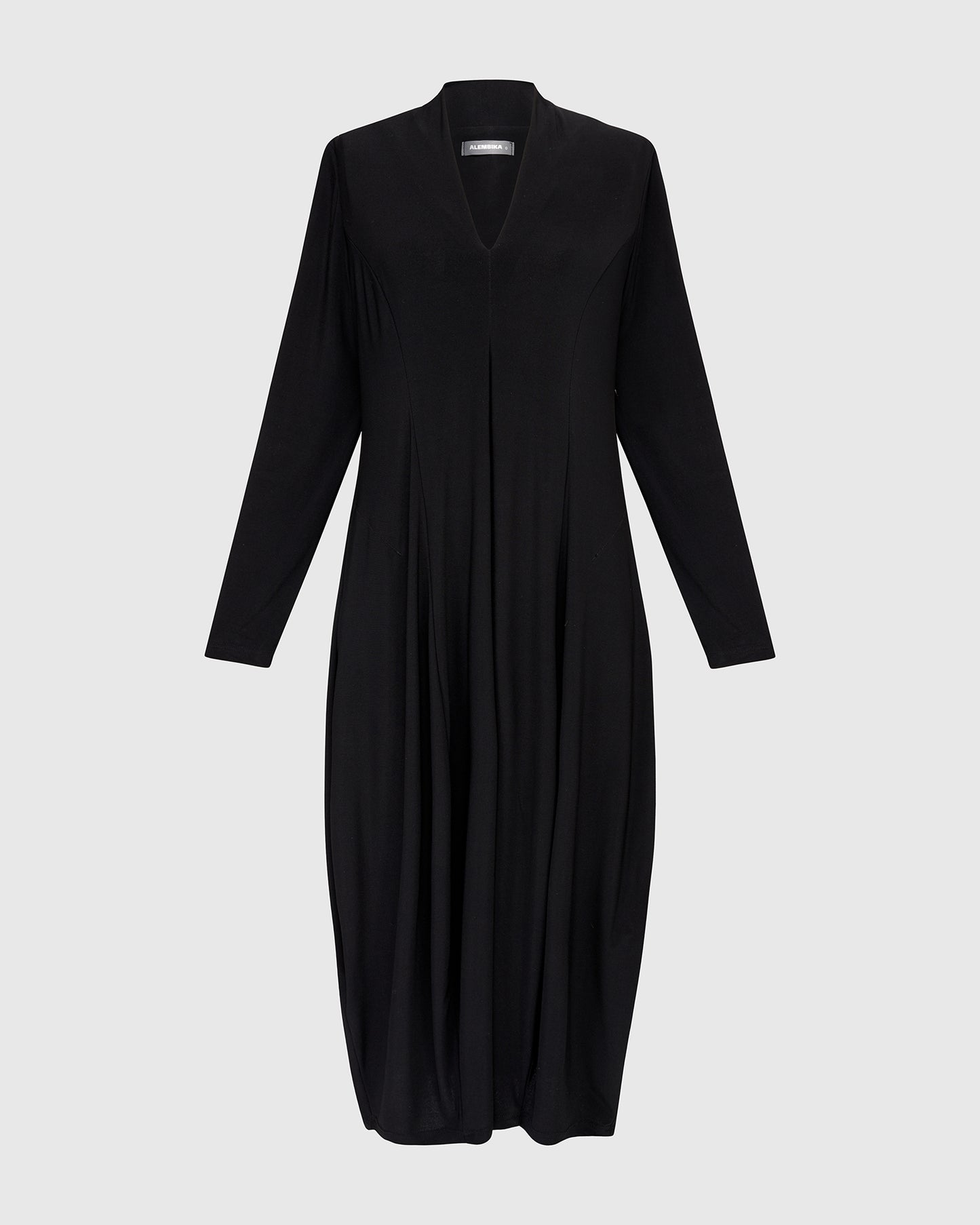 שמלה דובדבנית שחורה