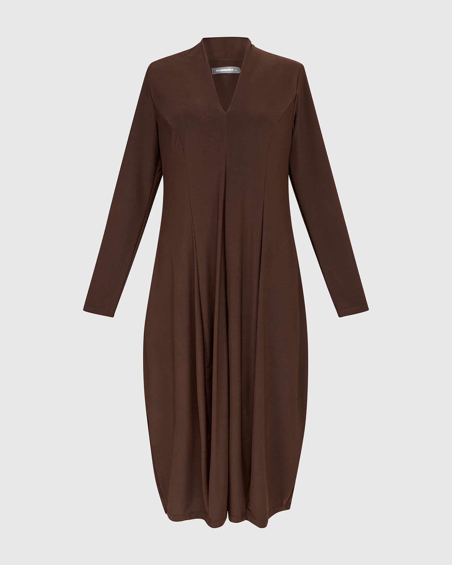 שמלה דובדבנית חומה