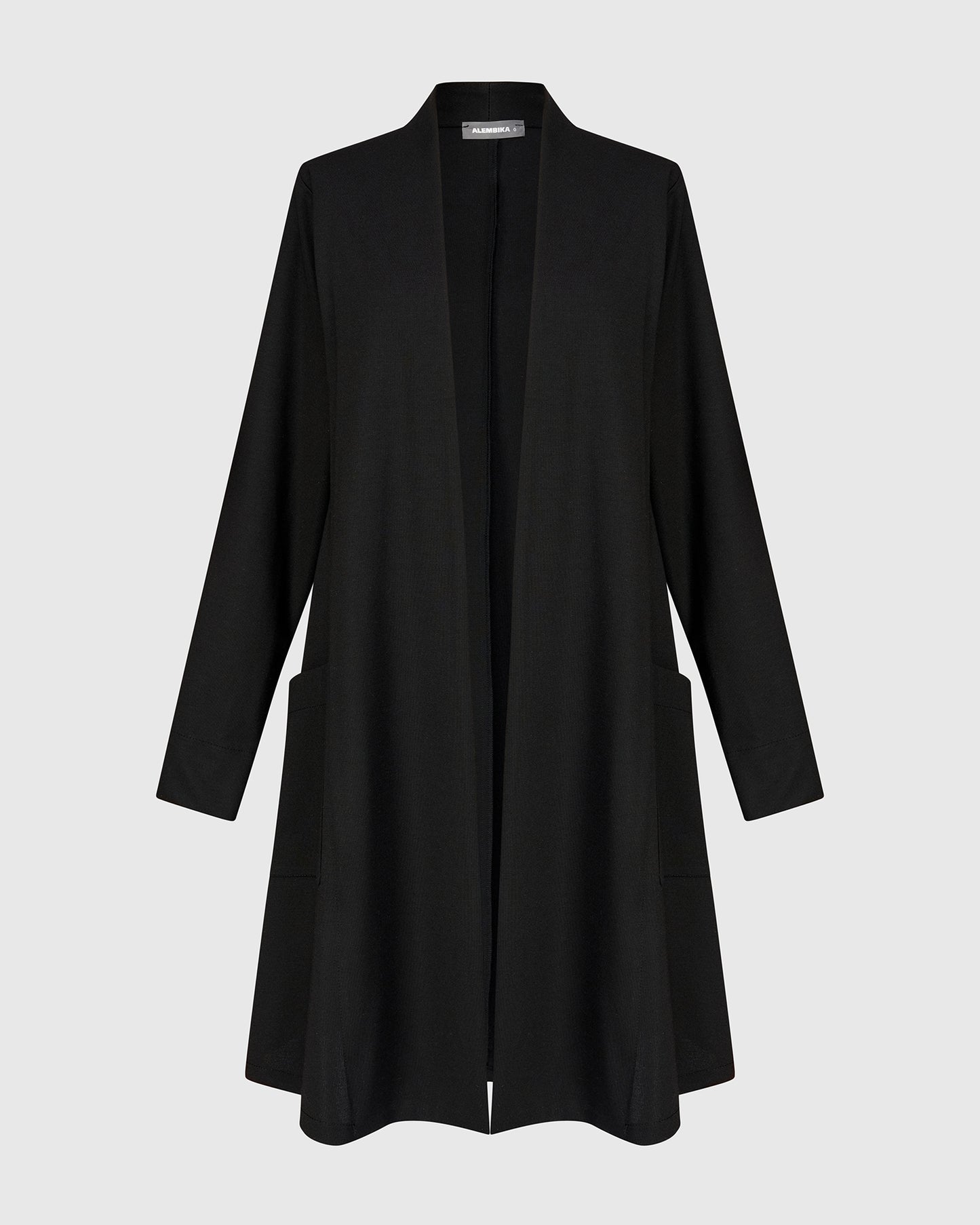 ז'קט מסתובב ג'רזי שחור