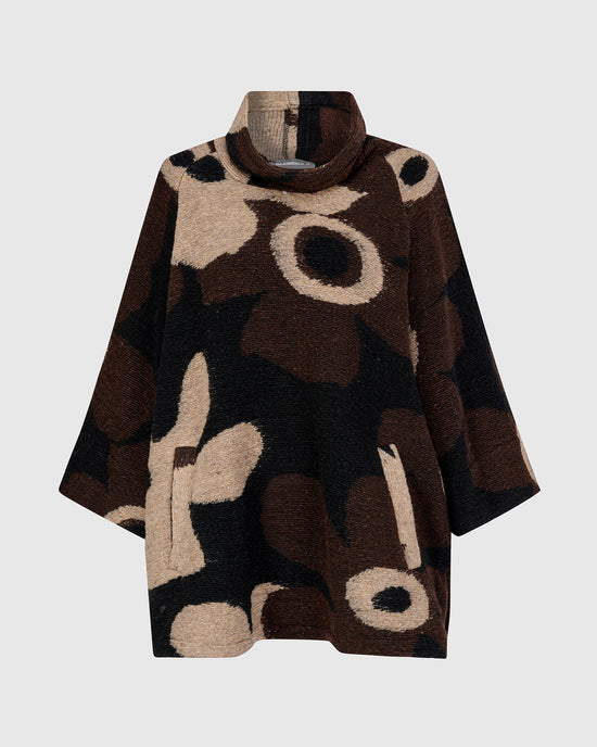 סווטשירט צמר פרח