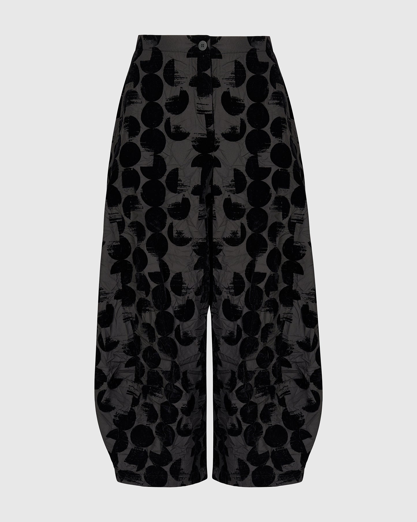 מכנסי פלוק שחור