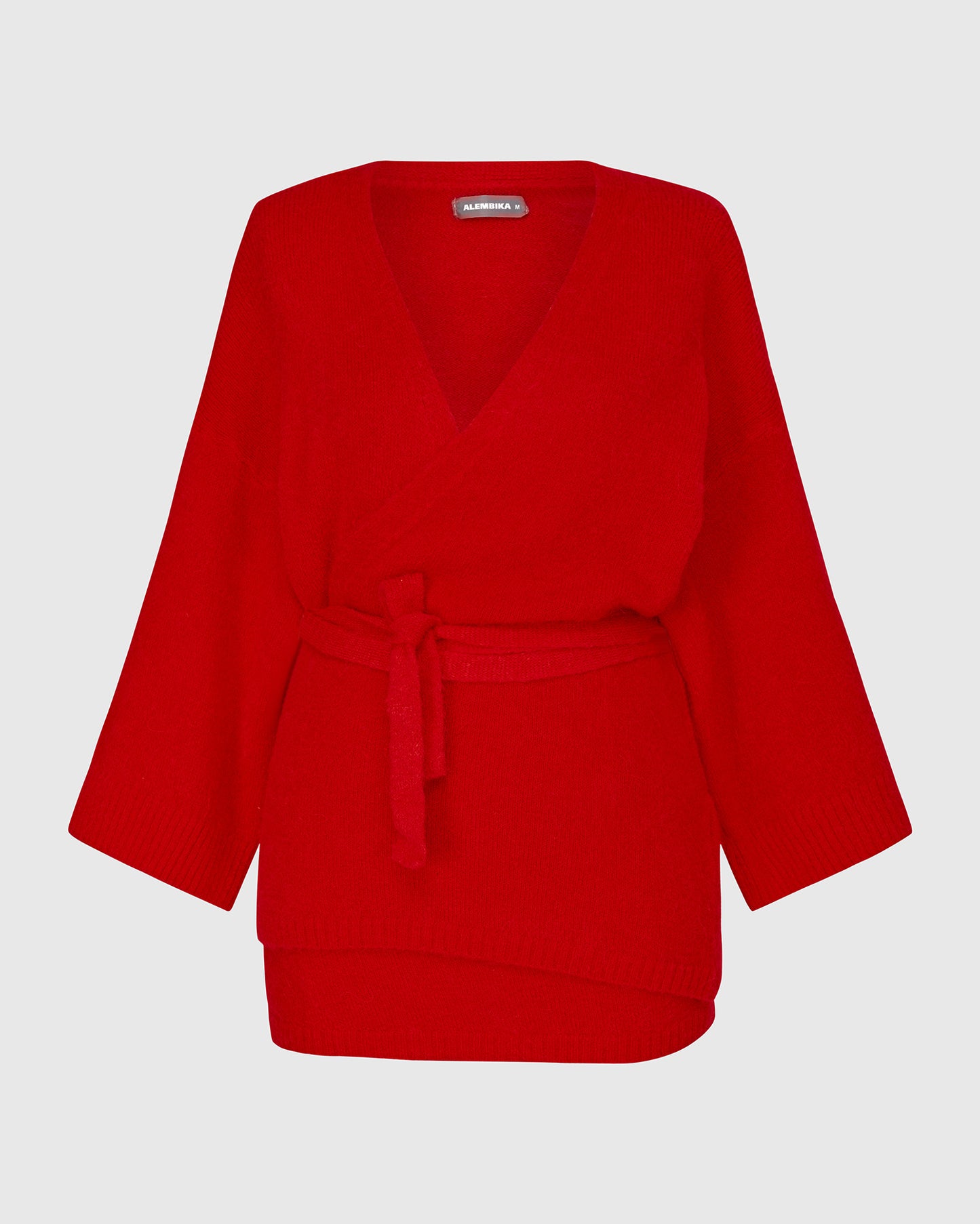 קרדיגן קימונו אדום