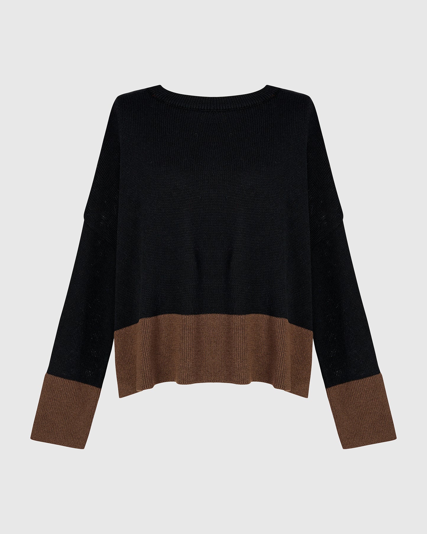 סוודר דו חום