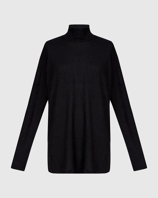 חולצה גולף שחורה