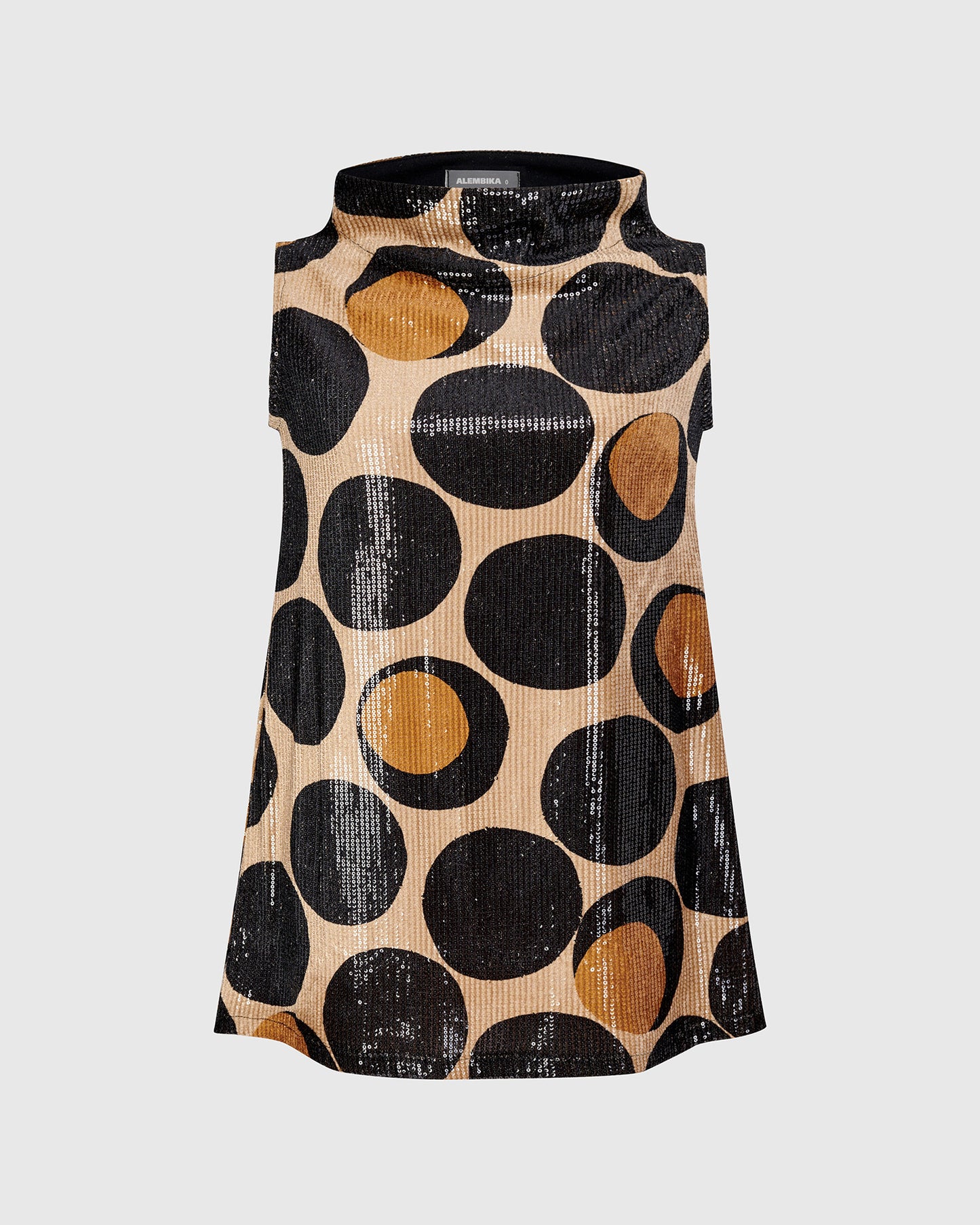 גופייה גולף פאייטים עיגולים