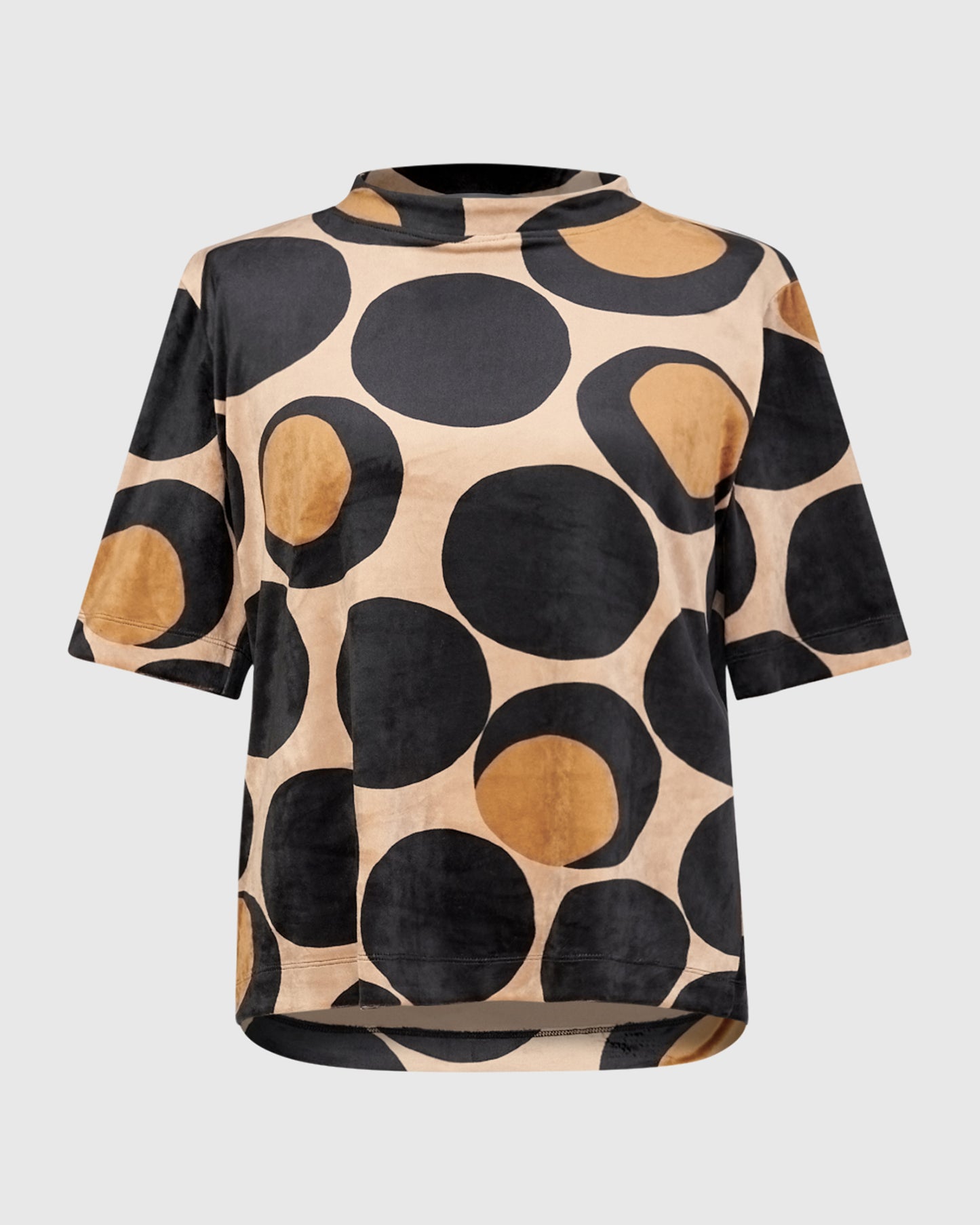 טישירט חמודה קטיפה עיגולים