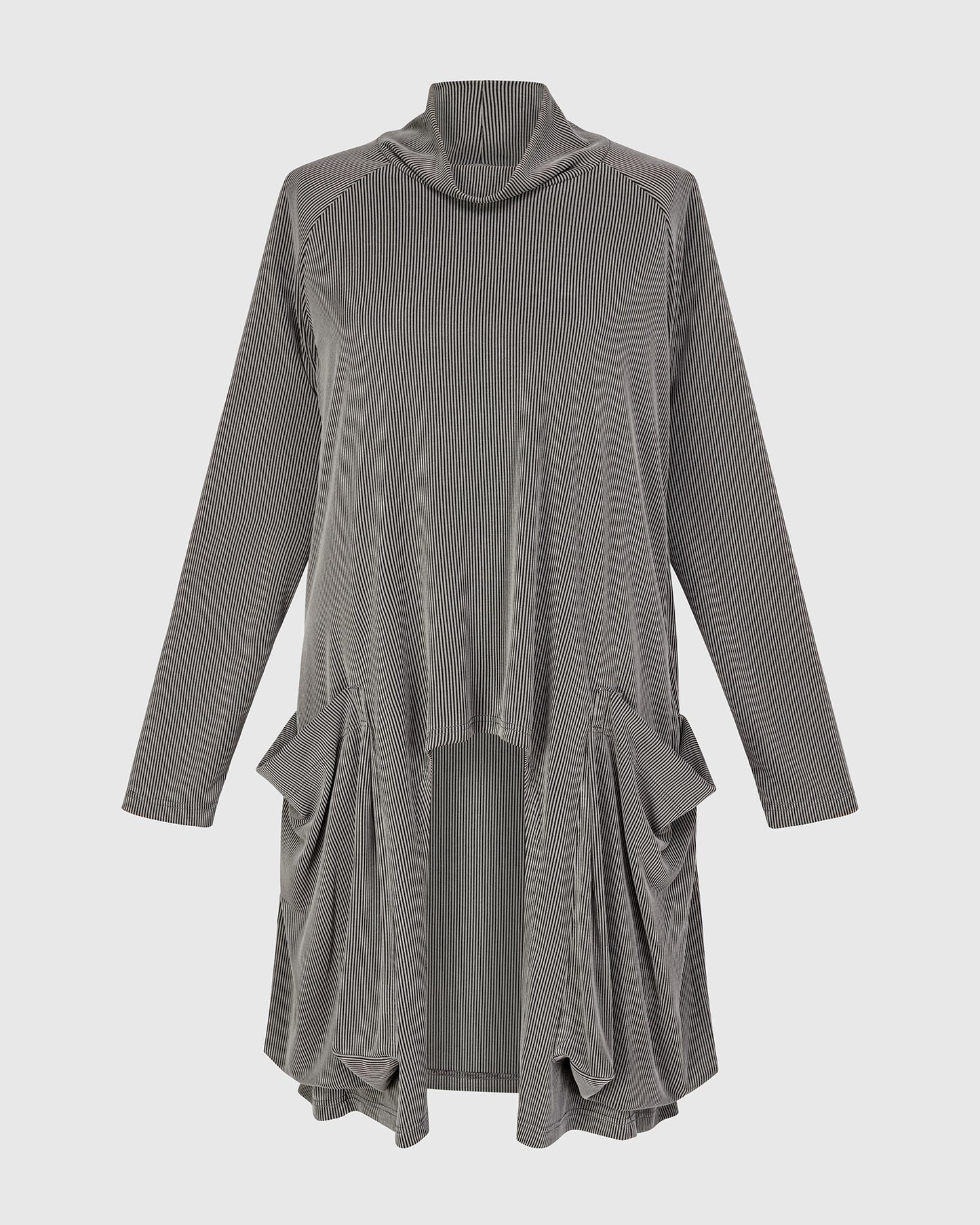 טוניקה קופרו כיסים אפורה