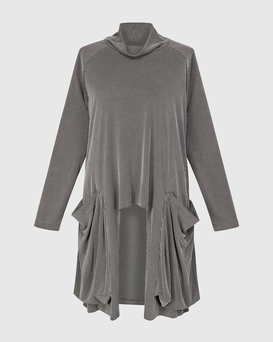 טוניקה קופרו כיסים אפורה