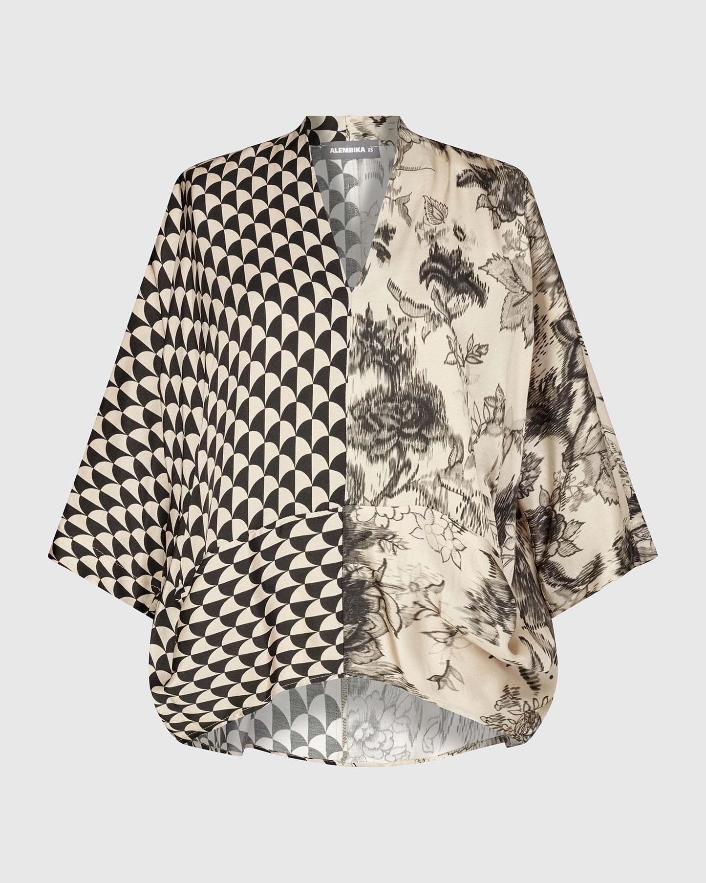 טוניקה חצי חצי פרח