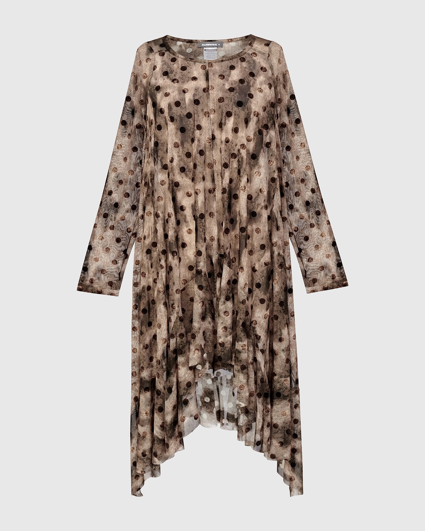 טוניקה ארוכה נקודות