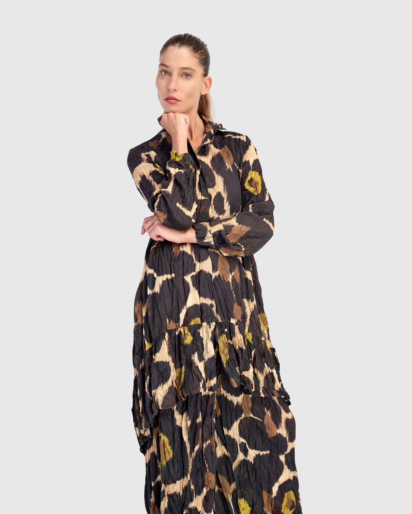 חולצה גברית מנומרת