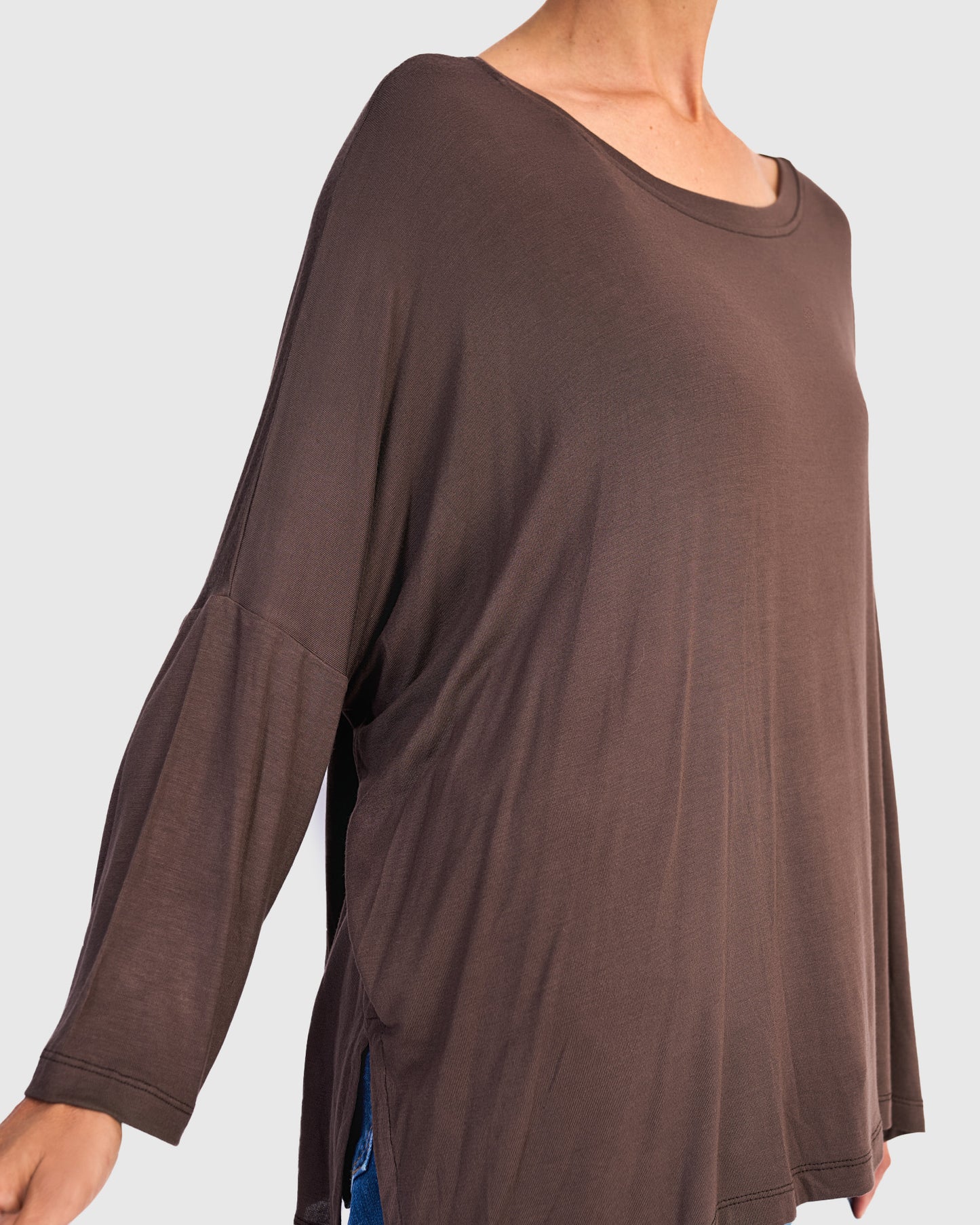 טוניקה רינה שמאל חומה