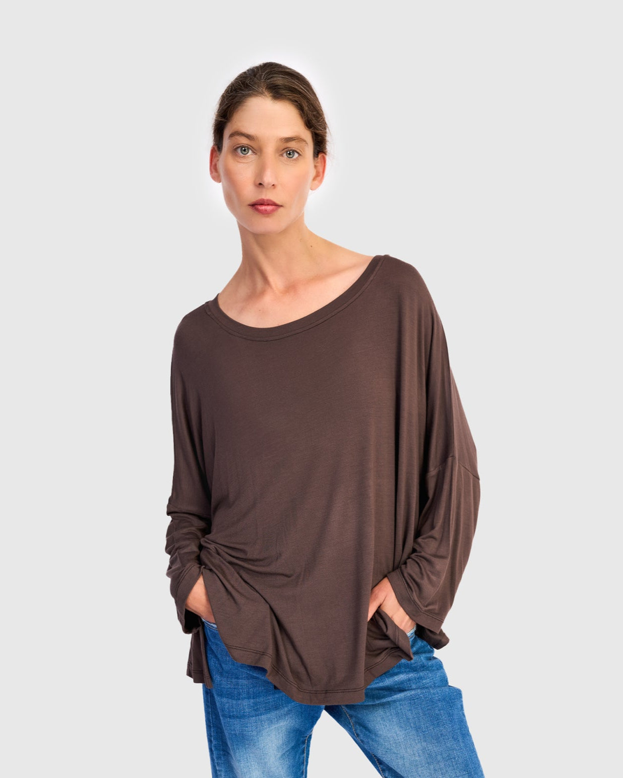 טוניקה רינה שמאל חומה