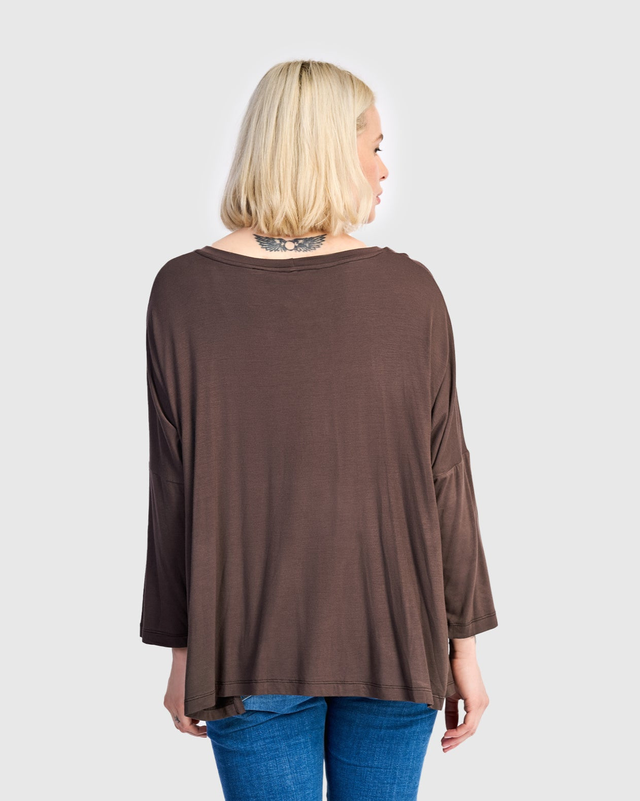 טוניקה רינה שמאל חומה