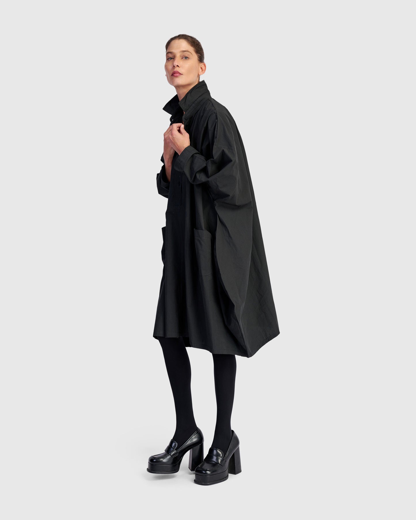 טוניקה רנה ב' אריג שחורה