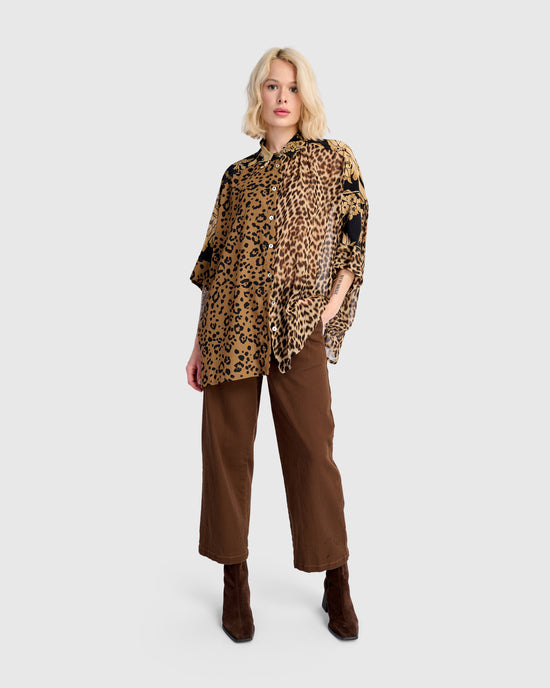 חולצה רותי מיקס מנומר