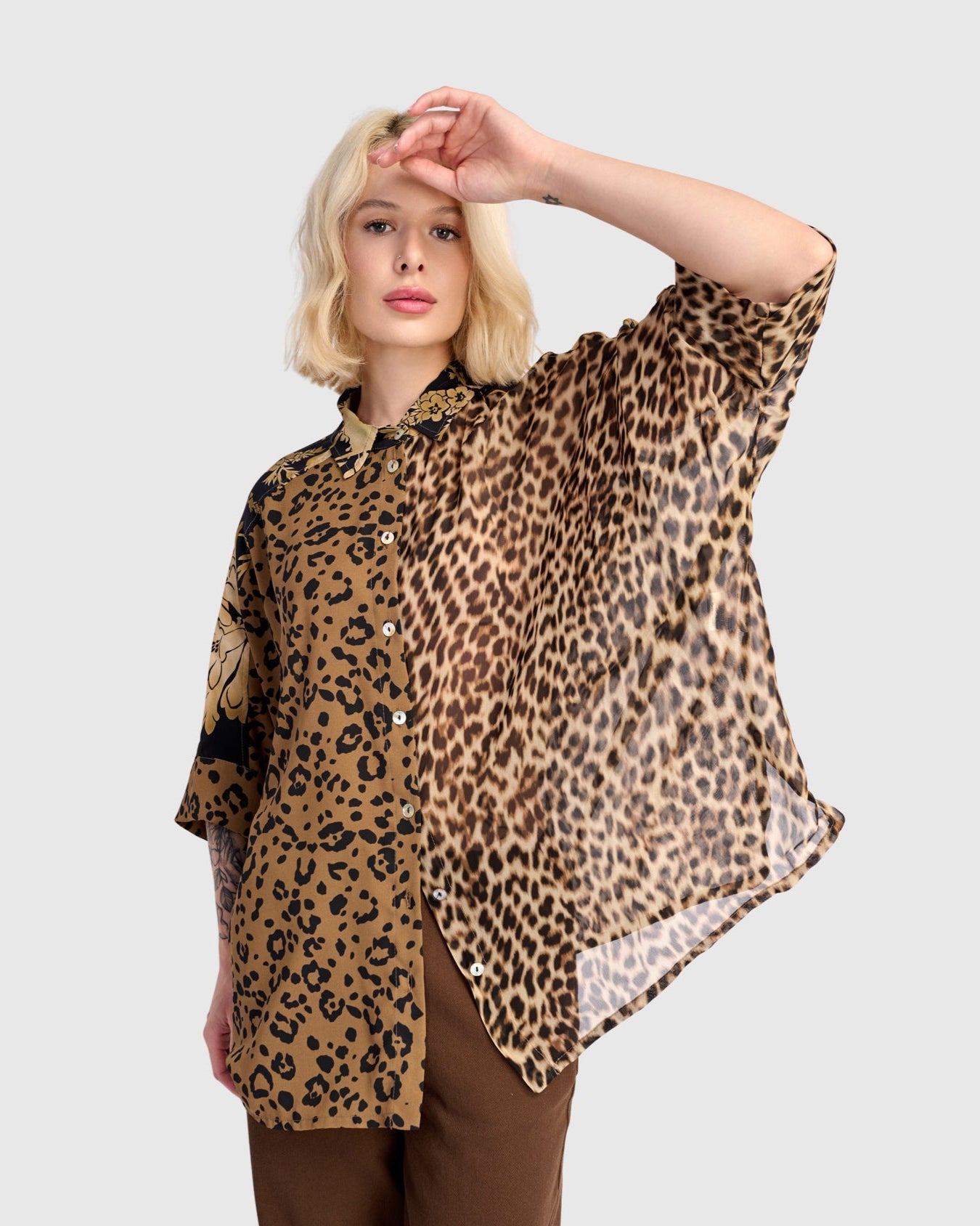 חולצה רותי מיקס מנומר