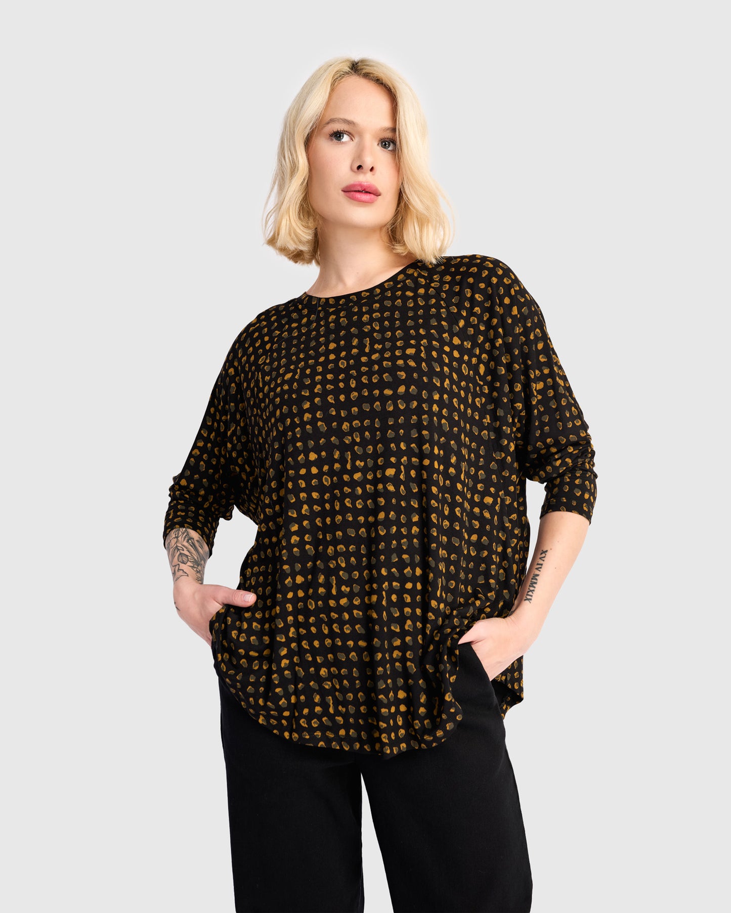 טוניקה חסידה מנומרת