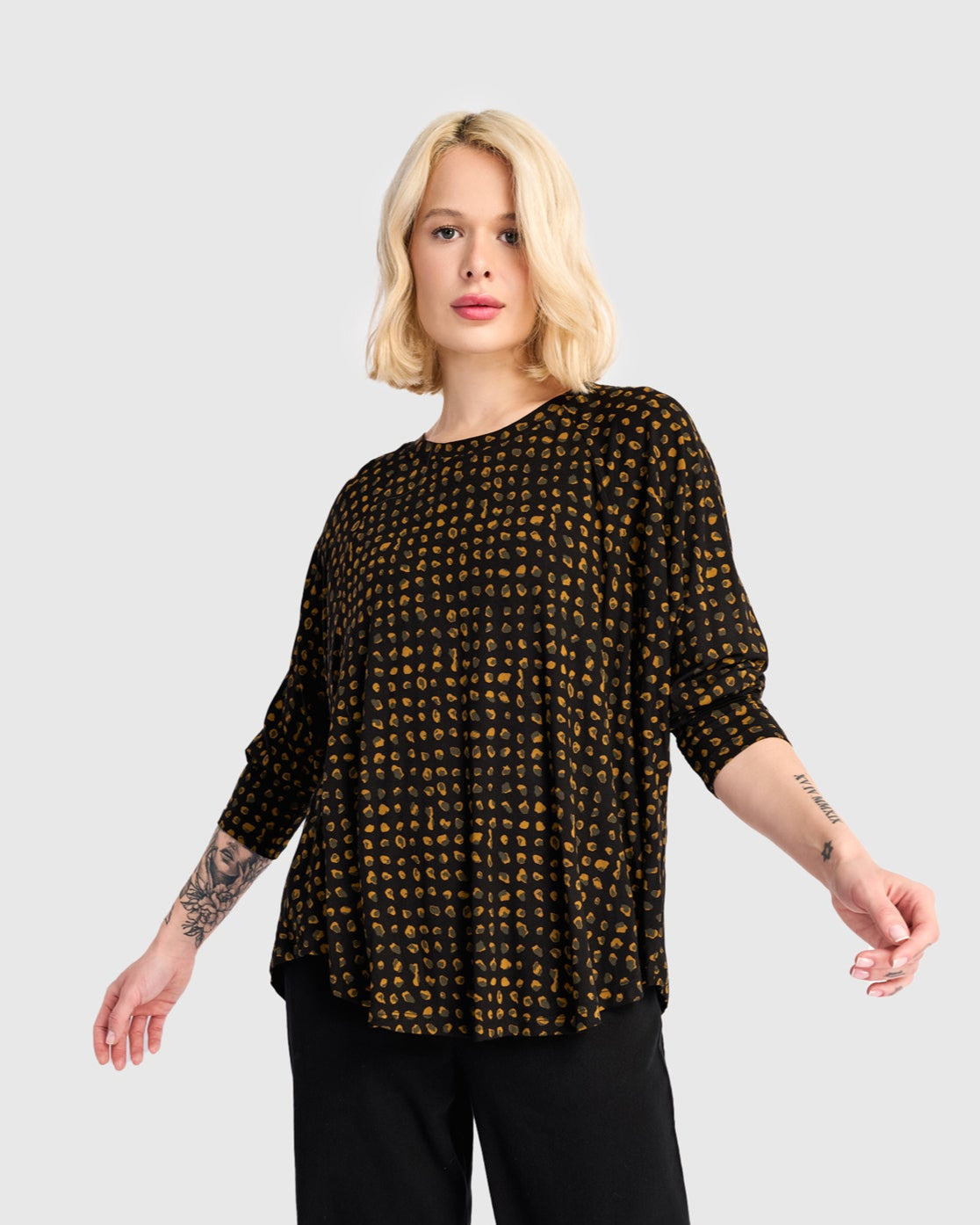 טוניקה חסידה מנומרת