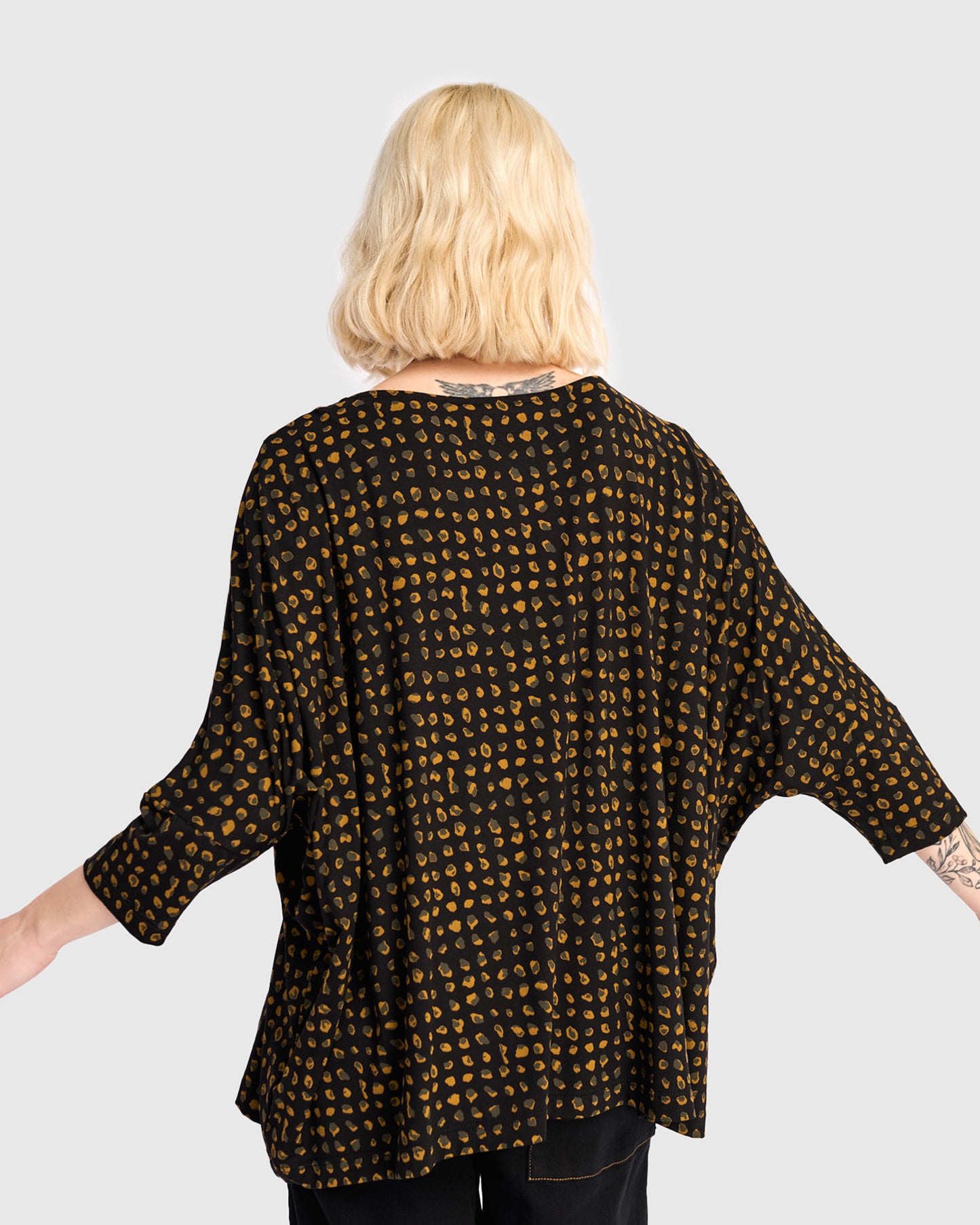 חולצה רינה מנומרת