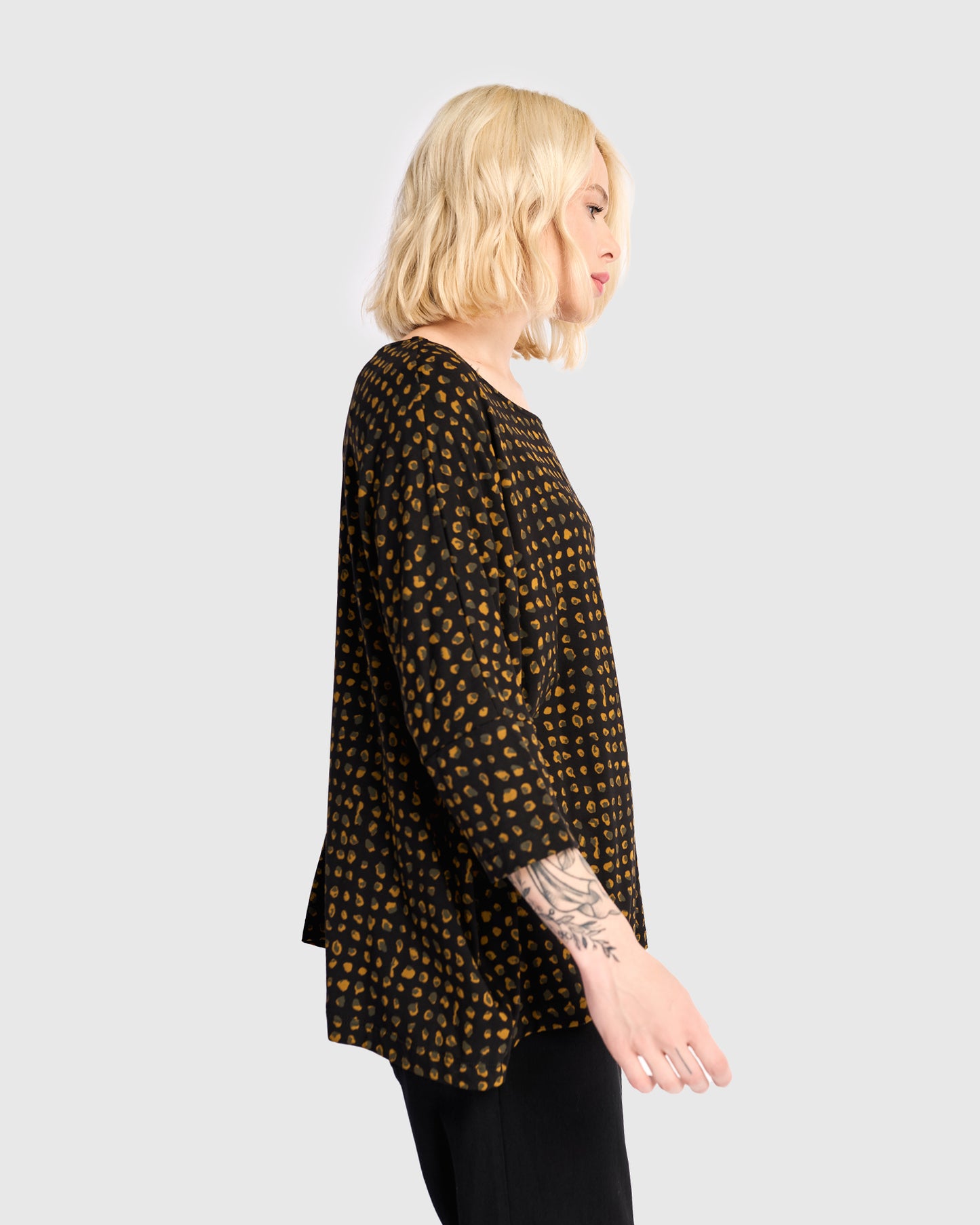 חולצה רינה מנומרת