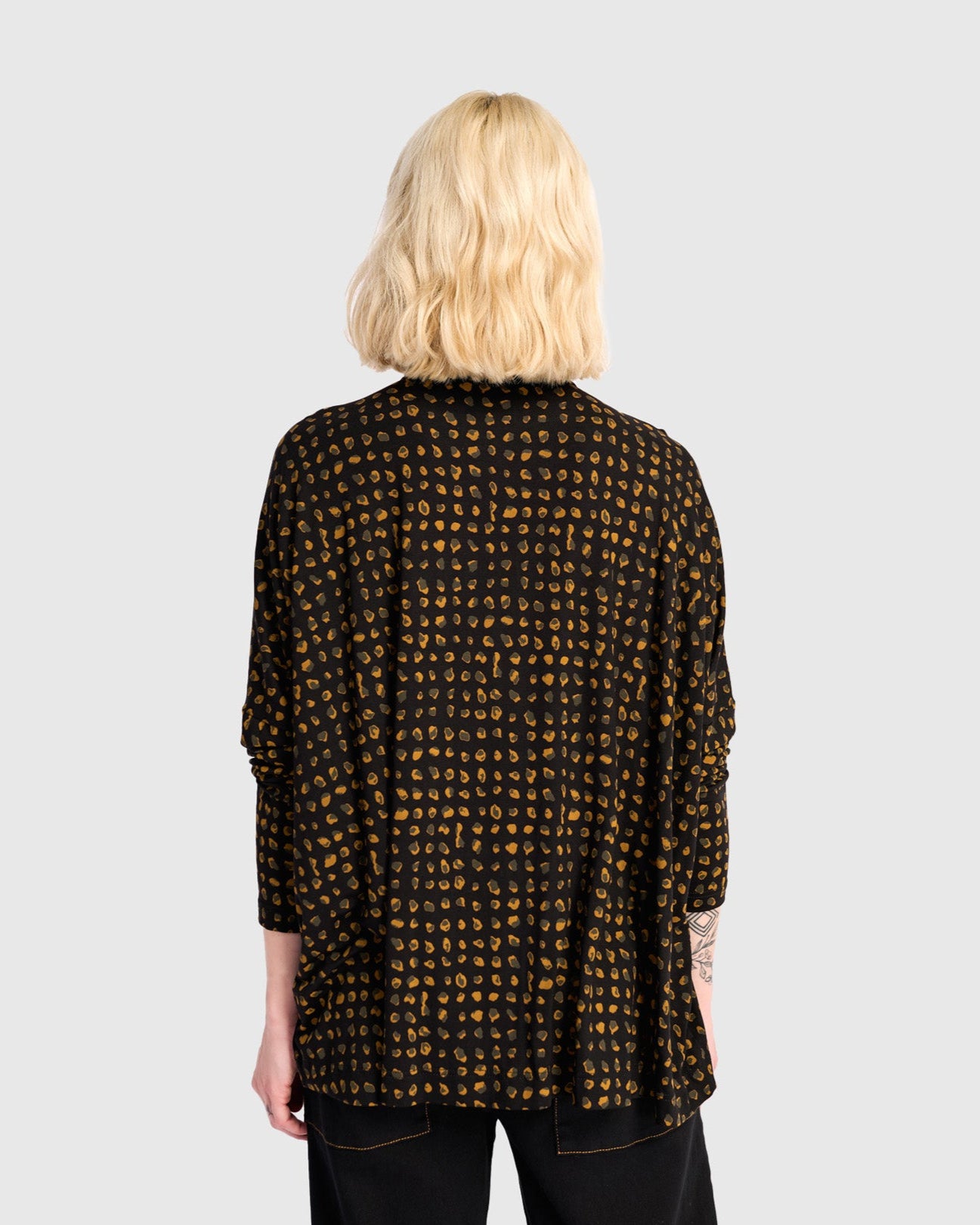 חולצה רינה פולו מנומרת