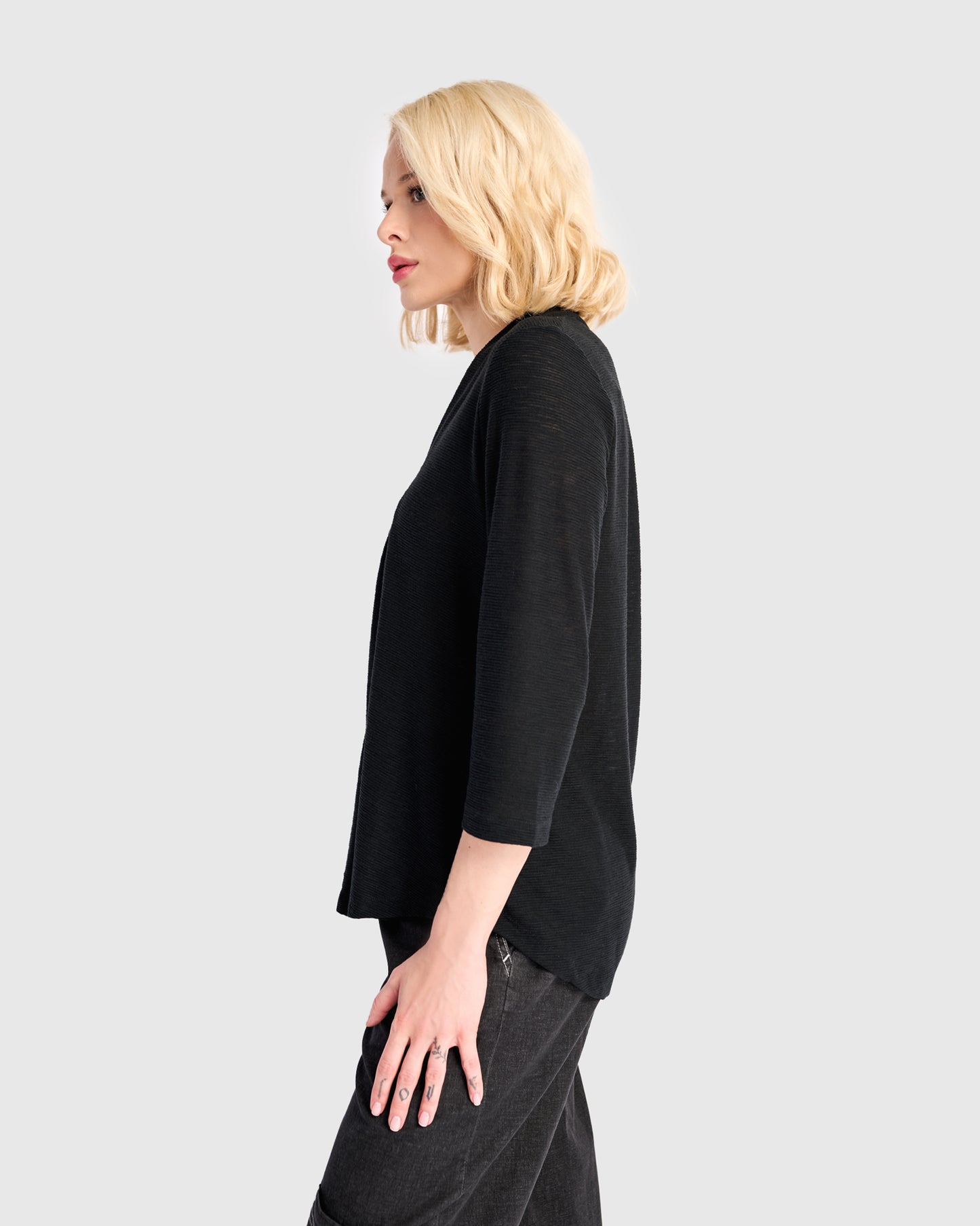 טוניקה דובדבנית שחורה ריבס