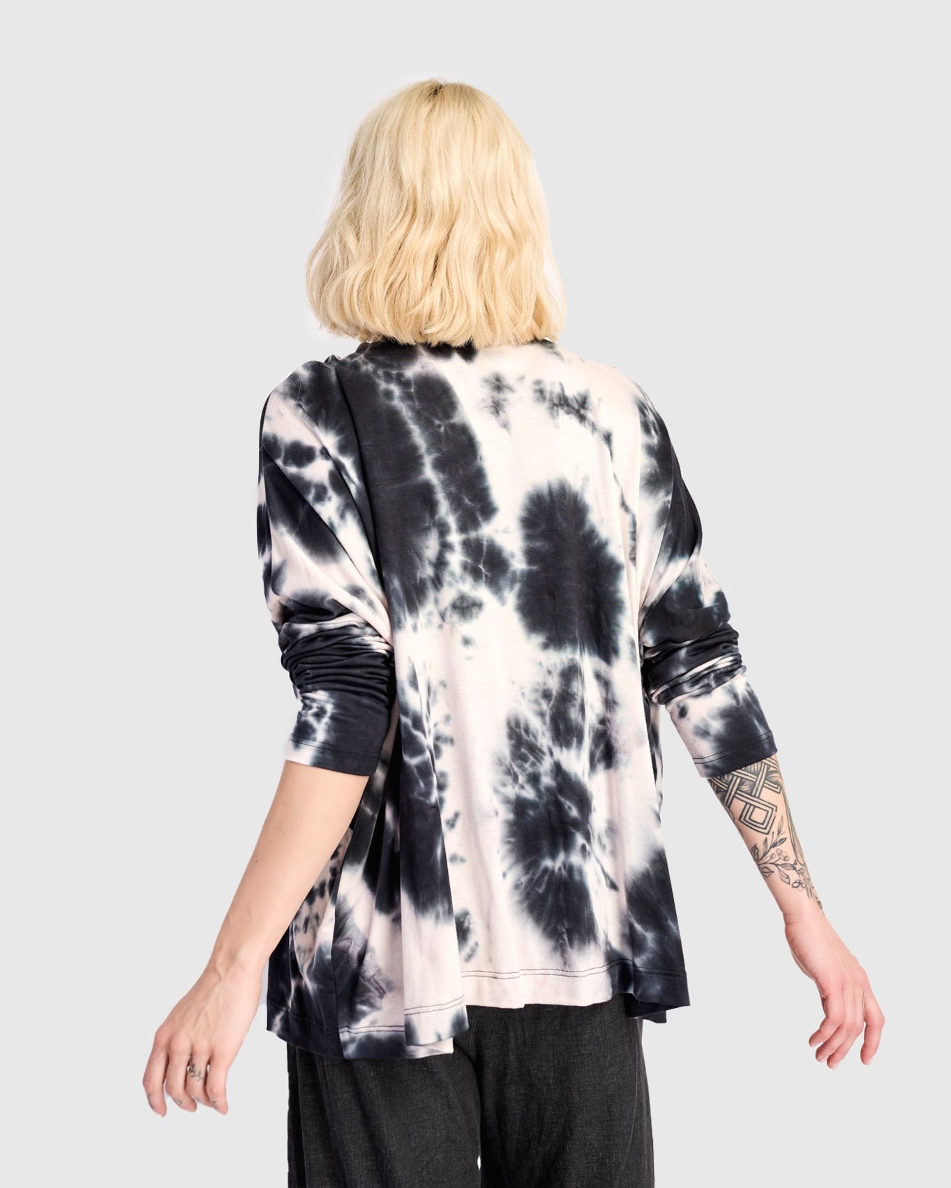 חולצה רינה פולו מודפסת כחולה