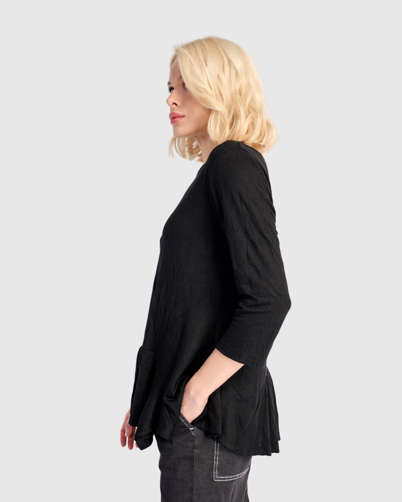 טישירט בלרינה שחורה