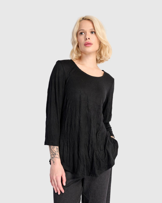 טוניקה דובדבנית ניקי שחורה