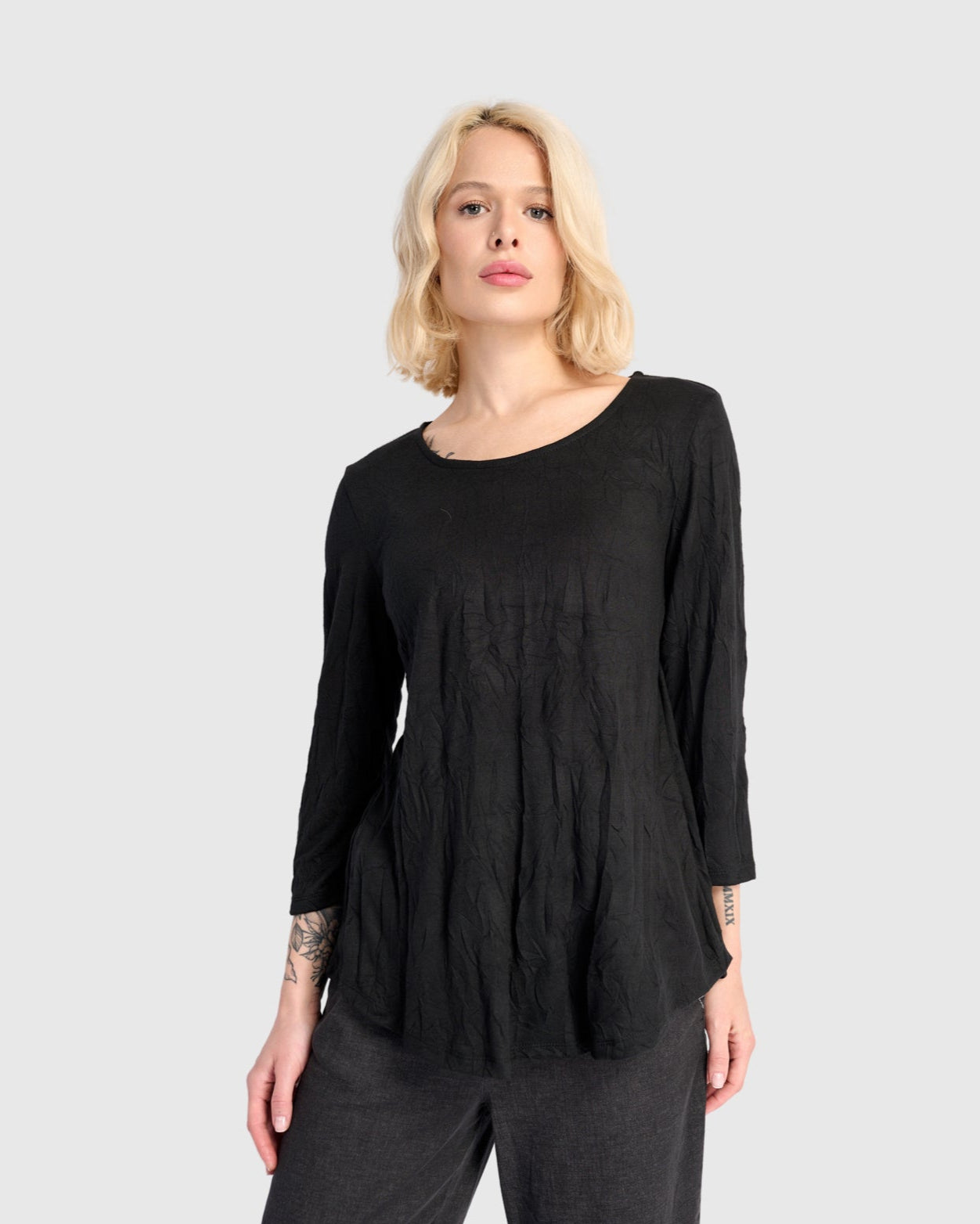 טוניקה דובדבנית ניקי שחורה