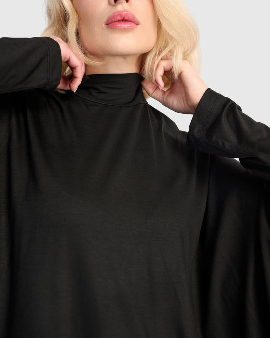 חולצה רינה גולף שחורה