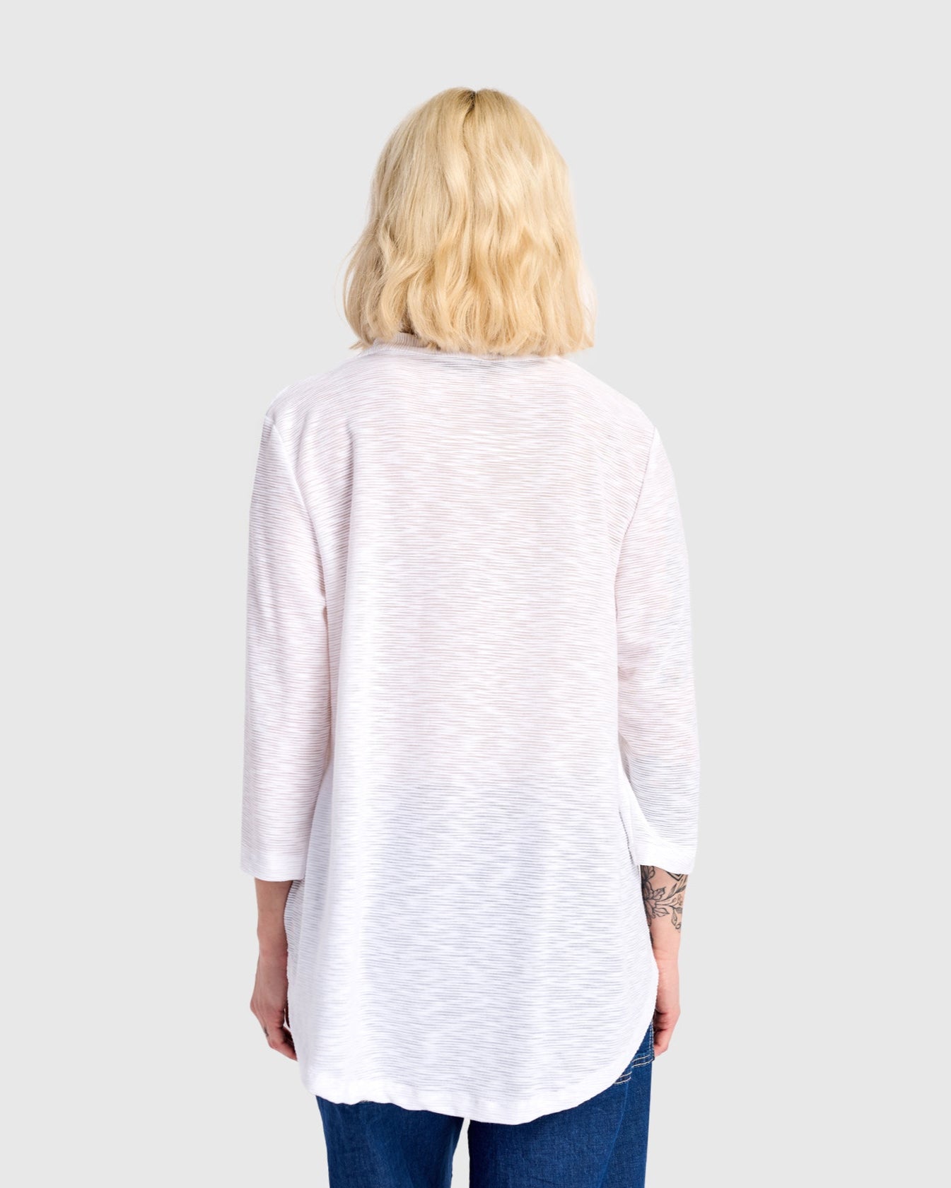 טוניקה דובדבנית לבנה ריבס