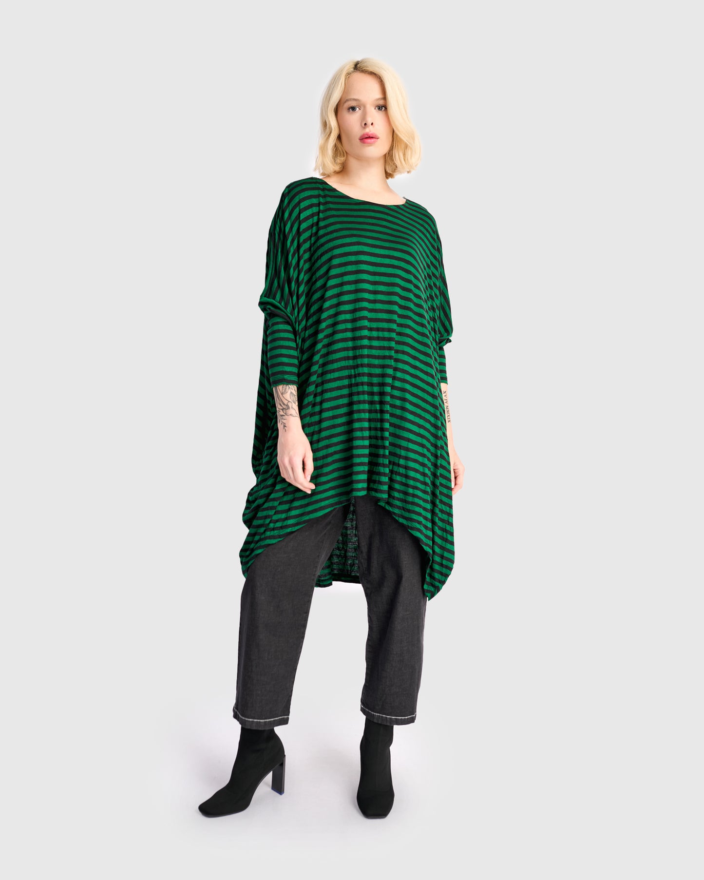 טוניקה לארג'ית פסים