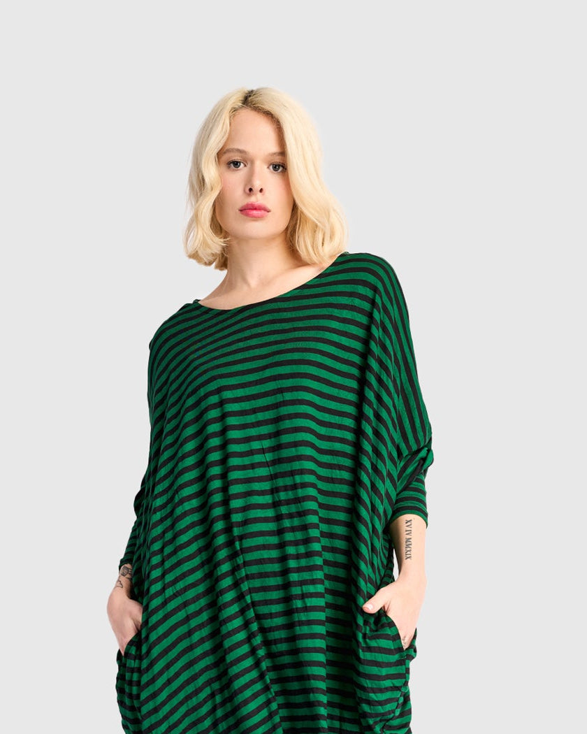 טוניקה לארג'ית פסים