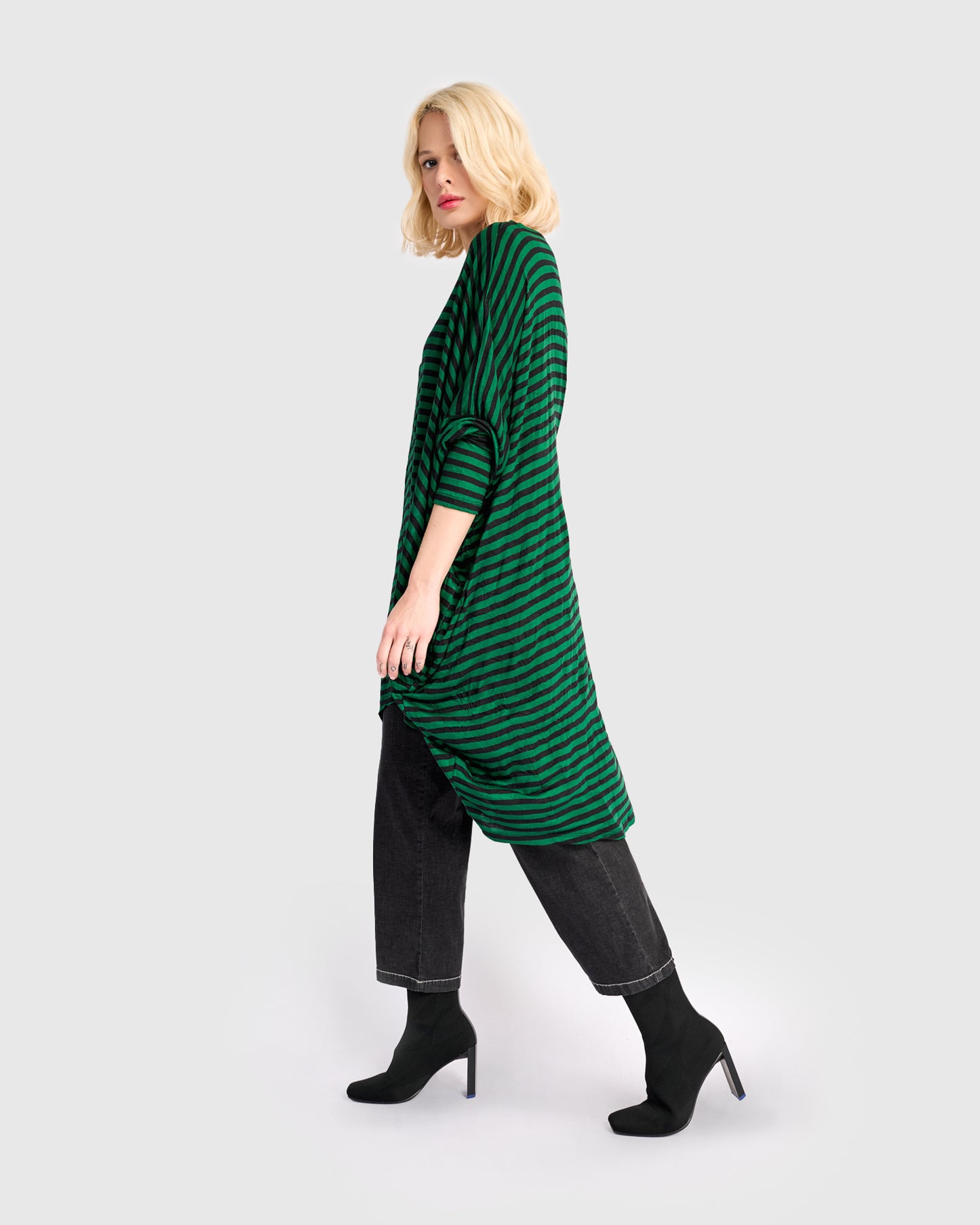 טוניקה לארג'ית פסים