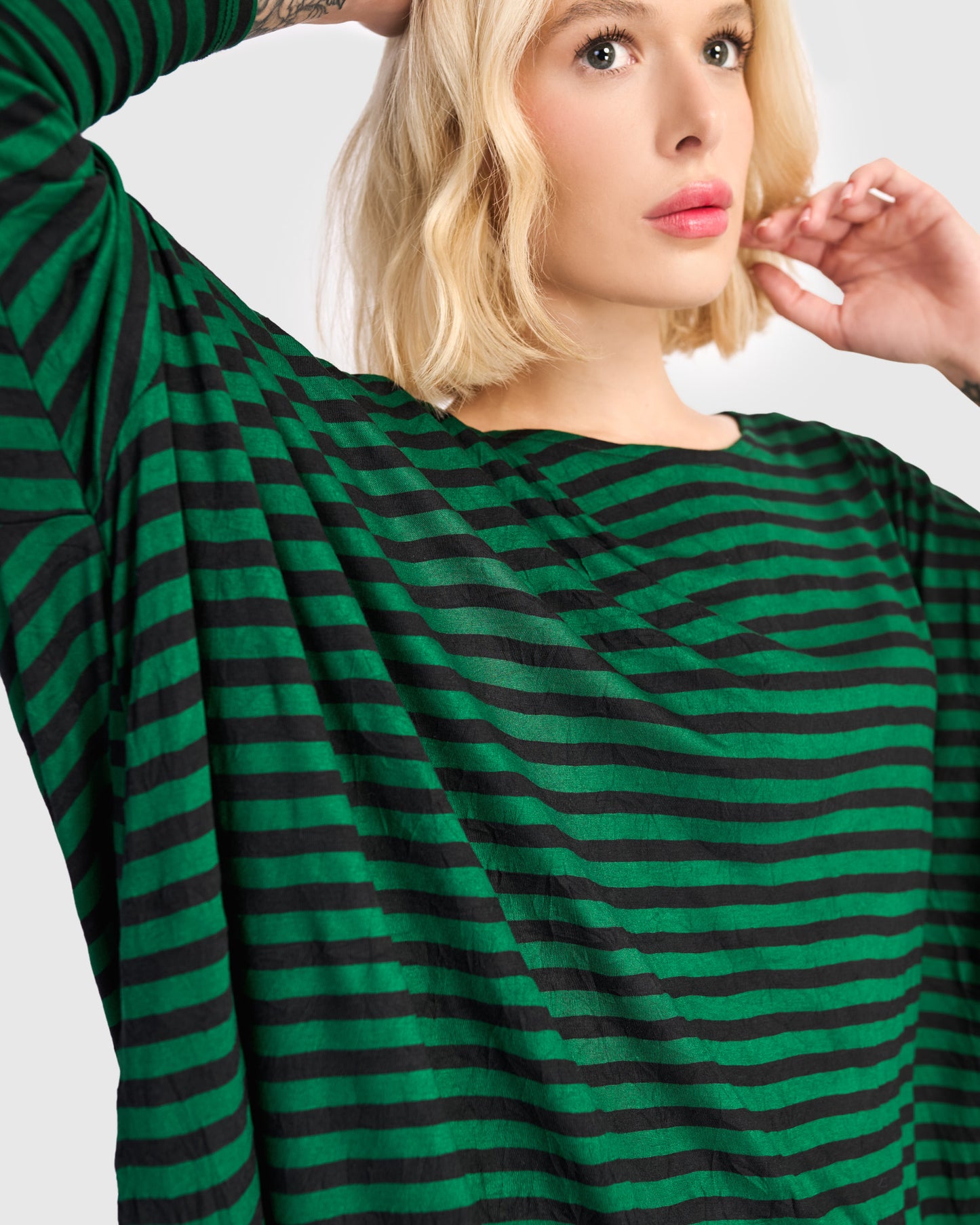 טוניקה לארג'ית פסים