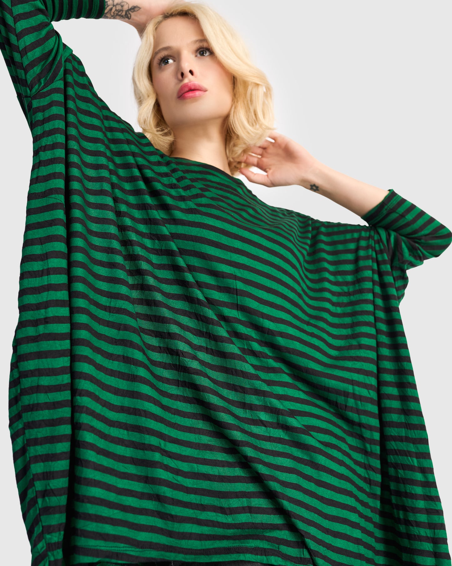 טוניקה לארג'ית פסים