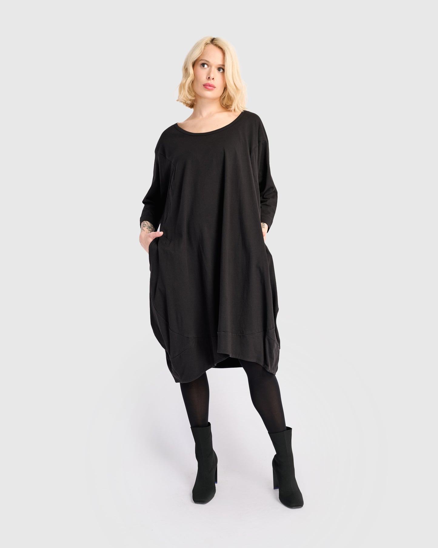 שמלה פריז שחורה