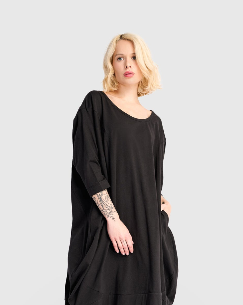 שמלה פריז שחורה