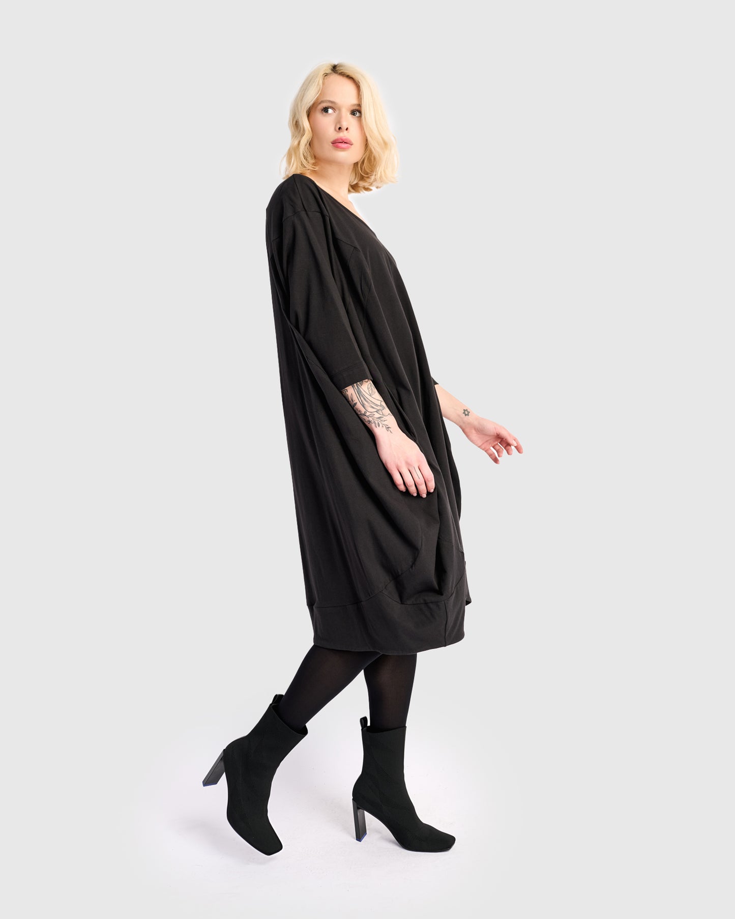 שמלה פריז שחורה